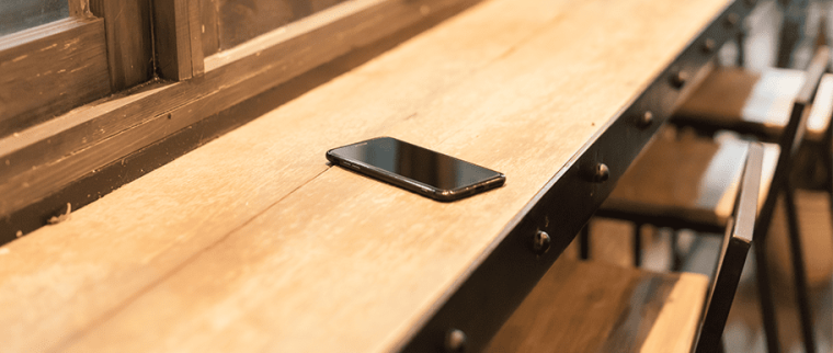 smartphone perdu